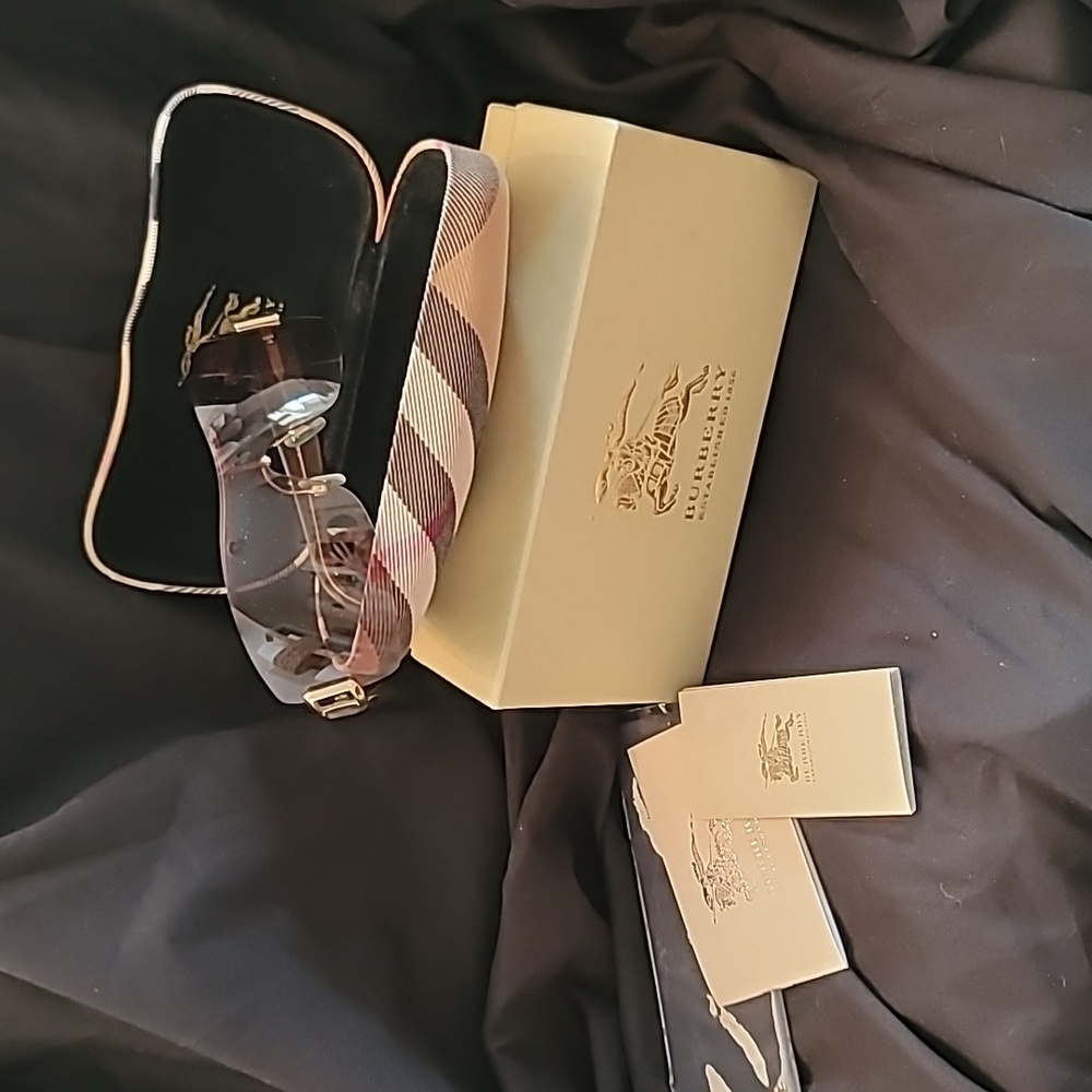 Burberry sunglasses.
